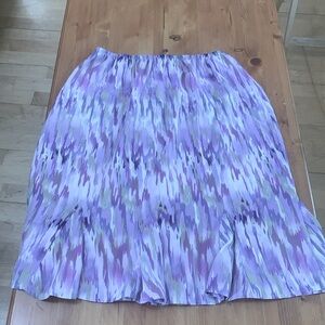 Multi-purple shade skirt